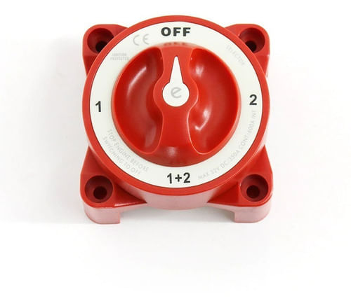 Chave Geral Para 02 Baterias Marinizada 500a Importada