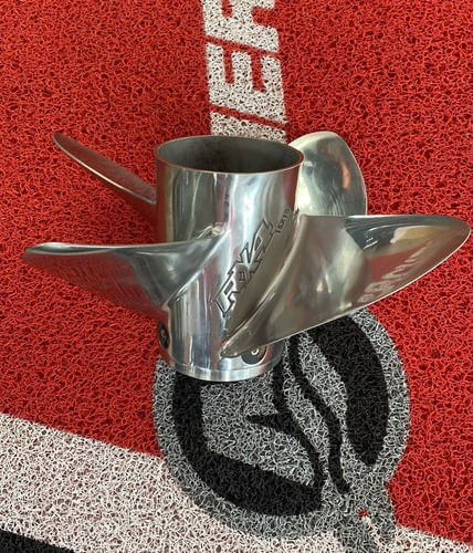 Hélice Motor Popa Evinrude G2 Rx4 Inox 4 Pás 15x18