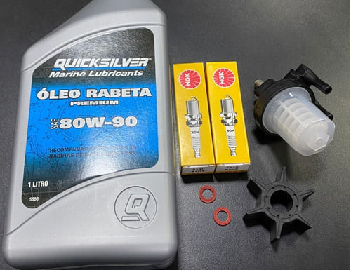 Kit Manutenção E Revisão Motor De Popa Yamaha 25 30hp Vm Bm