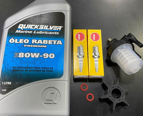 Kit Manutenção E Revisão Motor De Popa Yamaha Hidea 40hp