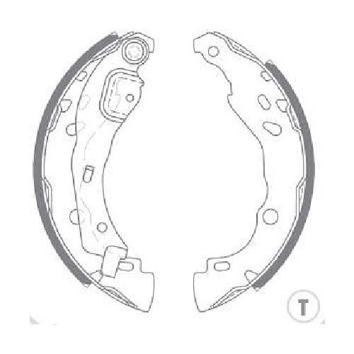 Lona Freio Renault Logan/sandero 1.6 07/... (203x39) N* Orig. 7701202919/7701208111