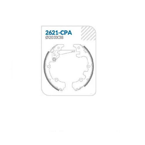 Lona Freio Fiesta 1.0 Supercharge 04.02/... Fiesta Street 1.0/sedan 1.0/1.3/1.4 16v/1.6 2003/... Ec