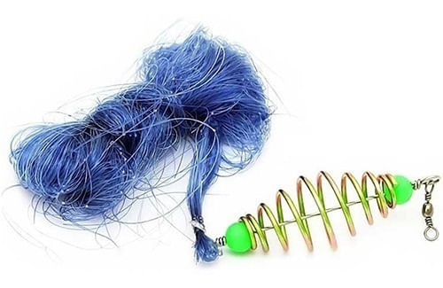 Rede De Pesca 13 Malhas Com Conta Luminosa Para Vara