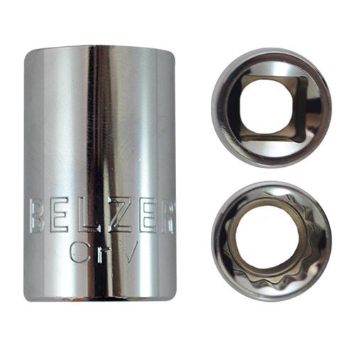 Soquete Estriado 19 mm encaixe 1/2 ” Belzer 204010BBR