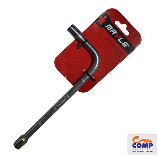Chave de Biela L Mayle 8 mm Aço Gedore Vanádio Cromado Apertar Afrouxar Parafusos Resistência Eficiência 103008M