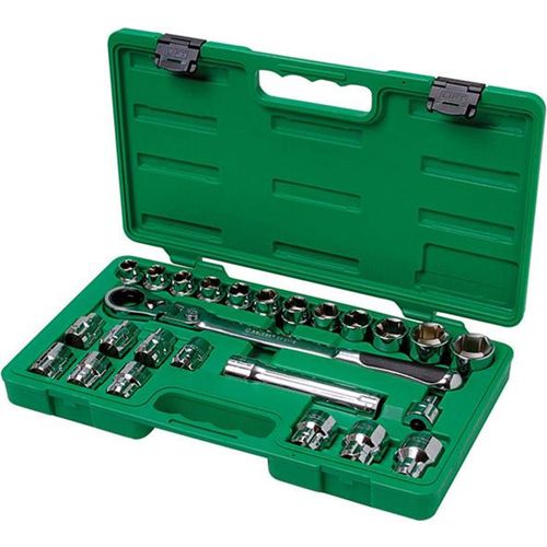 Jogo Soquete Vortex 1/2” 25 peças Belzer 891226BJ