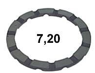 ANEL BIPARTIDO PINHAO MB 1519/1520 7,20MM