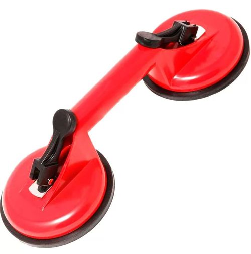 Ventosa Dupla 5''Sucção Plástico Capacidade 70kg ABS Mister