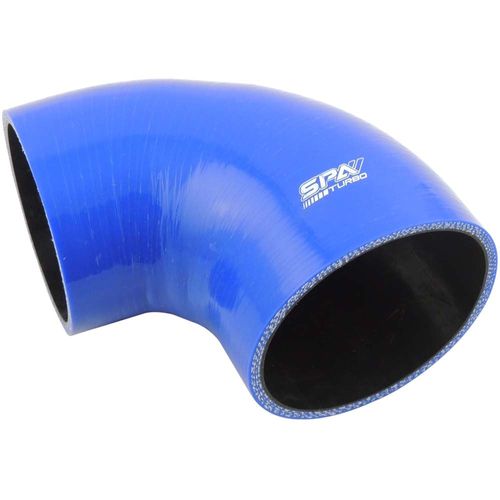 Mangueira de pressurização de silicone SPA 90° com redução 3 1/2" x 4" x 100mm