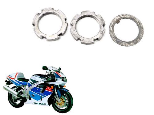 Porca Inferior Coluna Direção Suzuki Gsxr 750 Srad 96-00