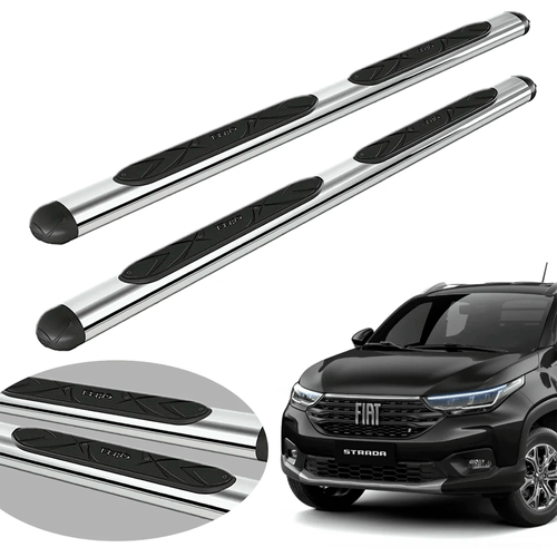 ESTRIBO STRADA CSCD 21/ OVAL AÇO CROMO C/KIT B994 BEPO