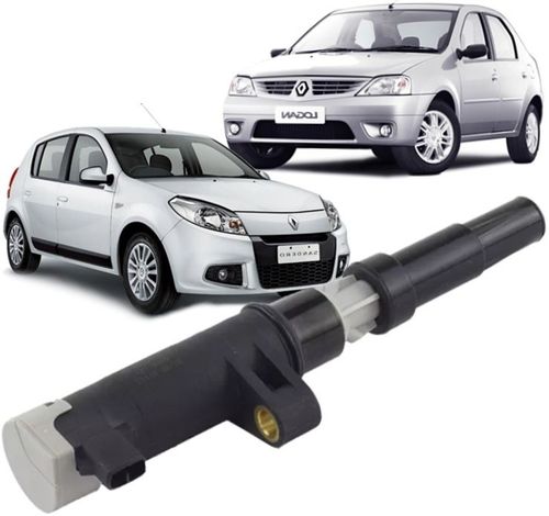Bobina de Ignicao Sandero Logan Duster 1.6 16v e 2.0 16V Apos 2007