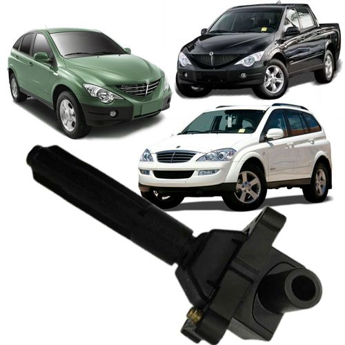 Bobina de Ignicao Ssangyong Actyon Rexton Korango 2.0 e 2.7 Diesel