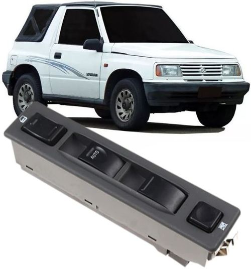 Comando Botao Vidro Eletrico Vitara 1.6 e 2.0 16V de 1995 À 1998 - 37990-56b00