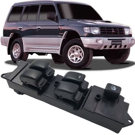 Botao Interruptor Vidro Eletrico Mitsubishi Pajero Full e Gls 1998 e 1999 - Mr194826