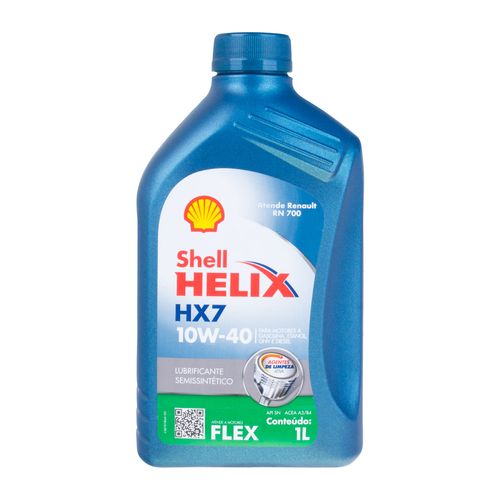Óleo de Motor Shell Helix HX7 10W40 API SN semissintético