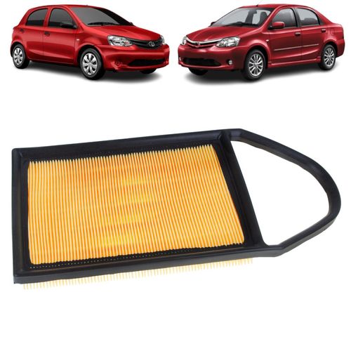 Filtro de Ar do Motor Toyota Etios 1.3 2012 A 2016/ Etios 1.5 2012 A 2015