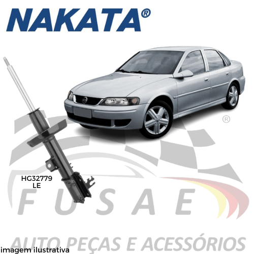 AMORTECEDOR DIANTEIRO ESQUERDO TURBOGAS NAKATA VECTRA 2.0 8/16V 1997 A 2005