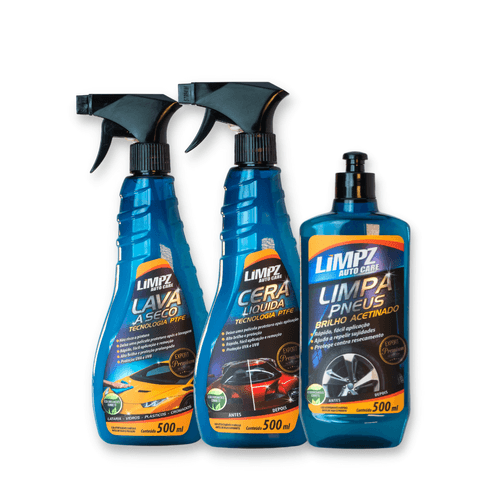 Limpa Seco Lava A Seco Tecnologia Ptfe Limpz Auto 500 Ml