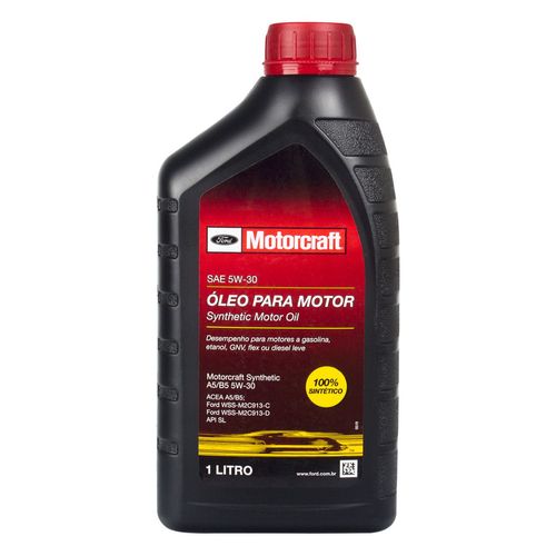 Óleo de Motor Ford Motorcraft 5W30 API SL ACEA A5/B5 1L