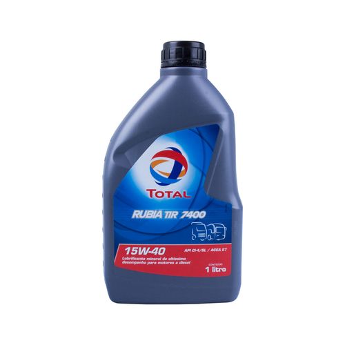 Óleo de Motor Total Rubia TIR 7400 15W40 API CI-4/SL / ACEA E7 Mineral