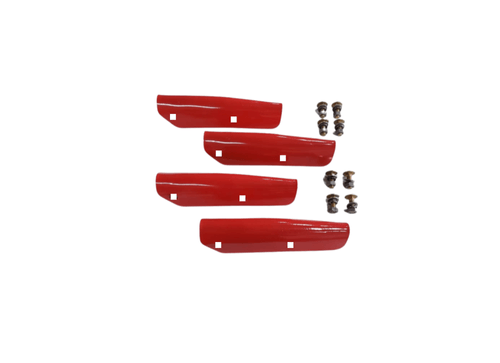 Kit 4 Palhetas Direitas Com Parafusos Para Distribuidor Jan Modelo Lancer Duplo 1350