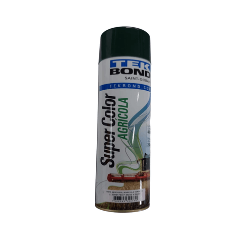Tinta Spray Verde John Deere Agrícola Super Color 400ML TekBond