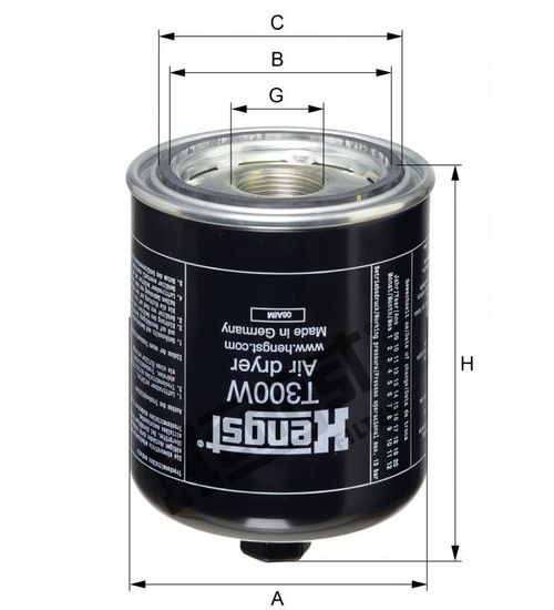 FILTRO SECADOR AR PRETO | 124 PGR