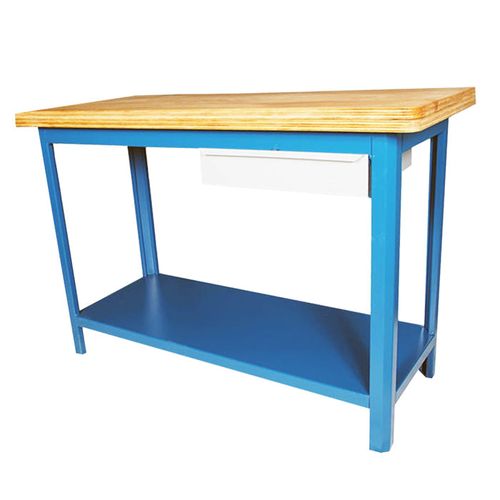 Bancada De Uso Geral Com 01 Gaveta 1,50 X 0,60 X 0,92 Azul - 151Cd-Az - Fercar