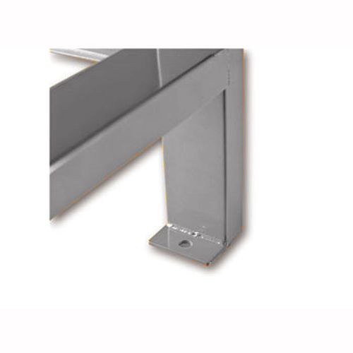 Bancada de Trabalho em Folha de Aluminio com 3 Gavetas e Fechadura - Cinza -  C56M-G - BETA