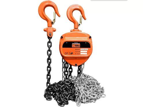 TALHA 500 KG CORRENTE 5 METROS - TERRA