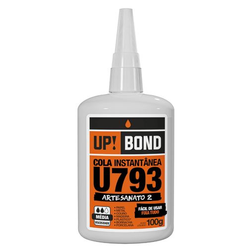 Cola instantanea 100 grs artesanato 2 - U793A2-100 - UP BOND