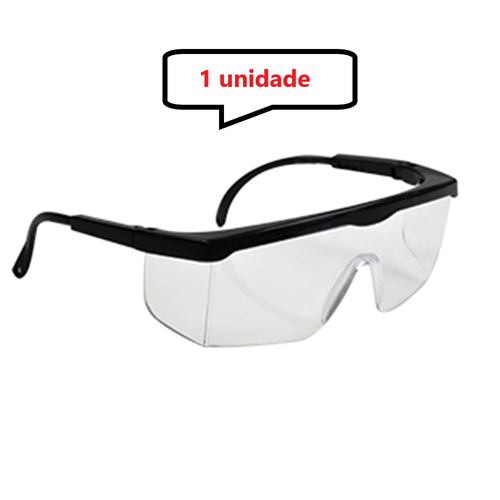 Oculos Proteção Epi Incolor Promoção Anti Virus Certificado