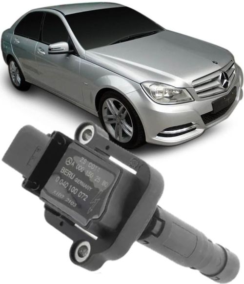 Bobina de Ignição Mercedes C180 C200 C250 1.8 Cgi de 2007 À 2014 Original - A0001502580