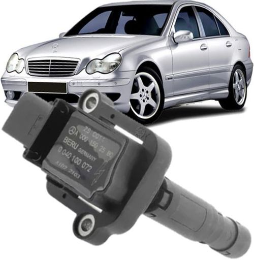Bobina de Ignição Mercedes C180 C200 C230 1.8 16V Kompressor de 2002 À 2007 - Original