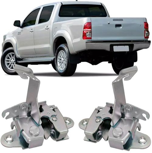 Par Fechadura Tampa Traseira Caçamba Hilux de 2009 À 2015