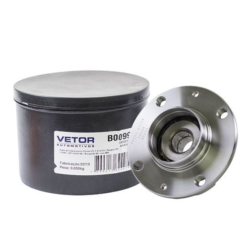 Cubo Roda Traseira Citroen C3 1.6, C3 1.4 8V 12>,PEUGEOT 206 1.6 09>,207 1.6