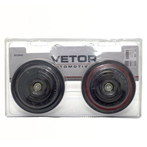 Par de buzina tipo Paquerinha  12v  Gol Golf Saveiro Fiorino  Uno Onix