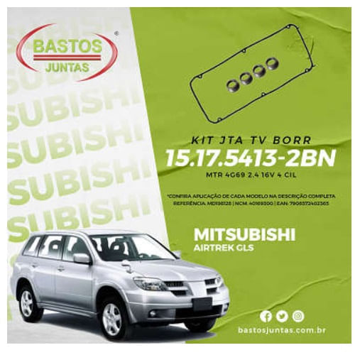 KIT JUNTA DA TAMPA DE VALVULA - MITSUBISHI AIRTREK ECLIPSE GRANDIS 2.4 16V 4G69