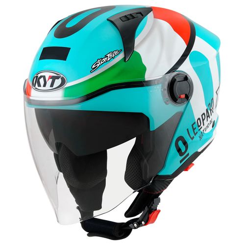 Capacete KYT D-City Dennis Foggia Leopard