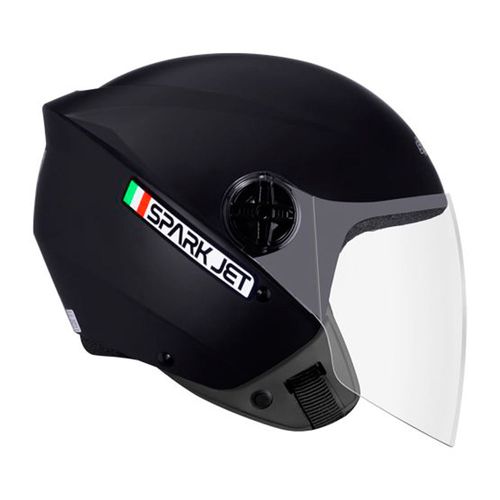 Capacete EBF Spark Jet Preto Fosco