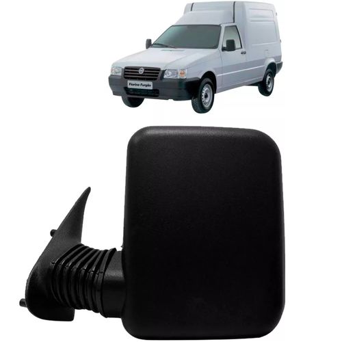 RETROVISOR ESQUERDO EXTERNO FIAT FIORINO 1997/2010 S/CONTROLE