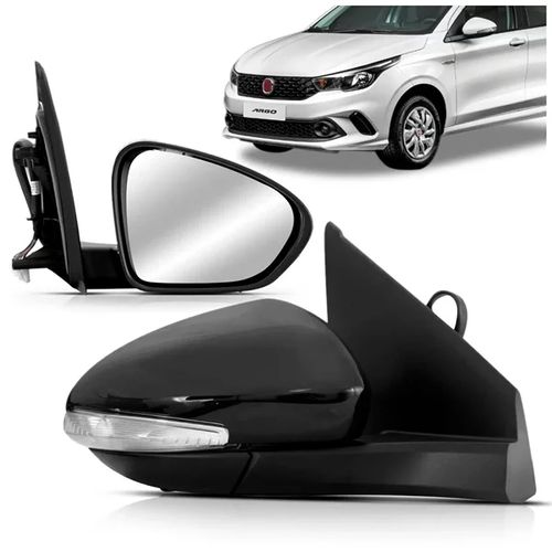 RETROVISOR DIREITO ARGO/CRONOS 17/22 ELETRICO C/PISCA