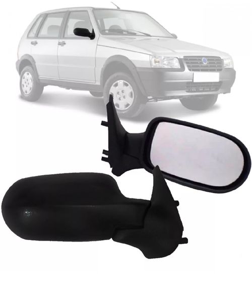 RETROVISOR DIREITO EXTERNO FIAT UNO FIRE FLEX 2006/2010 S/CONTROLE