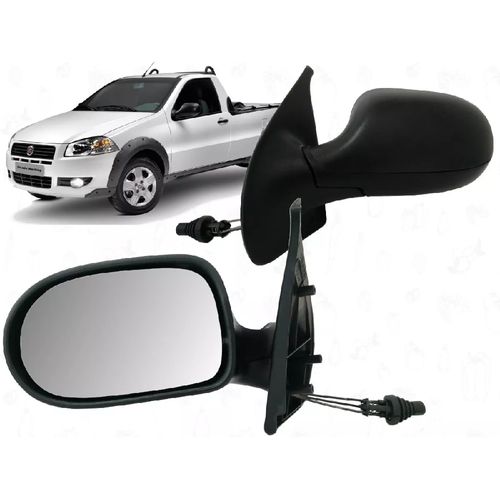 RETROVISOR ESQUERDO EXTERNO FIAT PALIO 2011/2013 C/CONTROLE