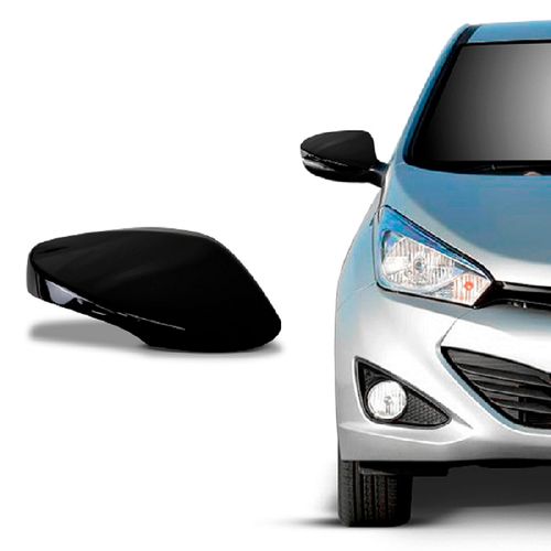CAPA RETROVISOR ESQUERDO HB20S 2012/2018 COM PISCA