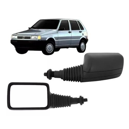 RETROVISOR ESQUERDO FIAT UNO 4 PORTAS 1995/2000 COM CONTROLE