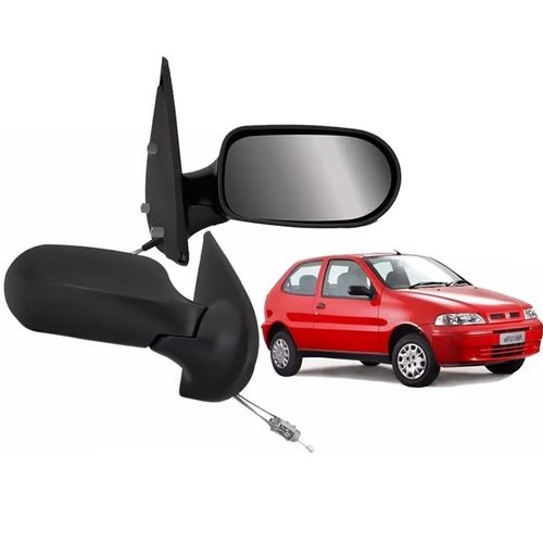RETROVISOR DIREITO EXTERNO FIAT PALIO FIRE 2001/2003 C/CONTROLE