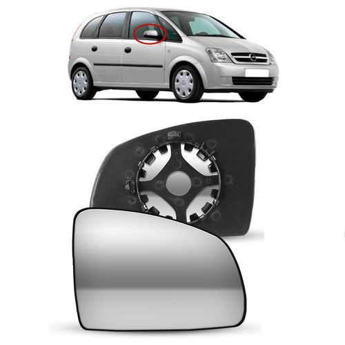 ESPELHO LENTE SUBCONJUNTO RETROVISOR DIREITO CELTA 2007/2015