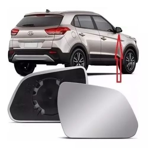 LENTE RETROVISOR DIREITO CRETA 2017/2021
